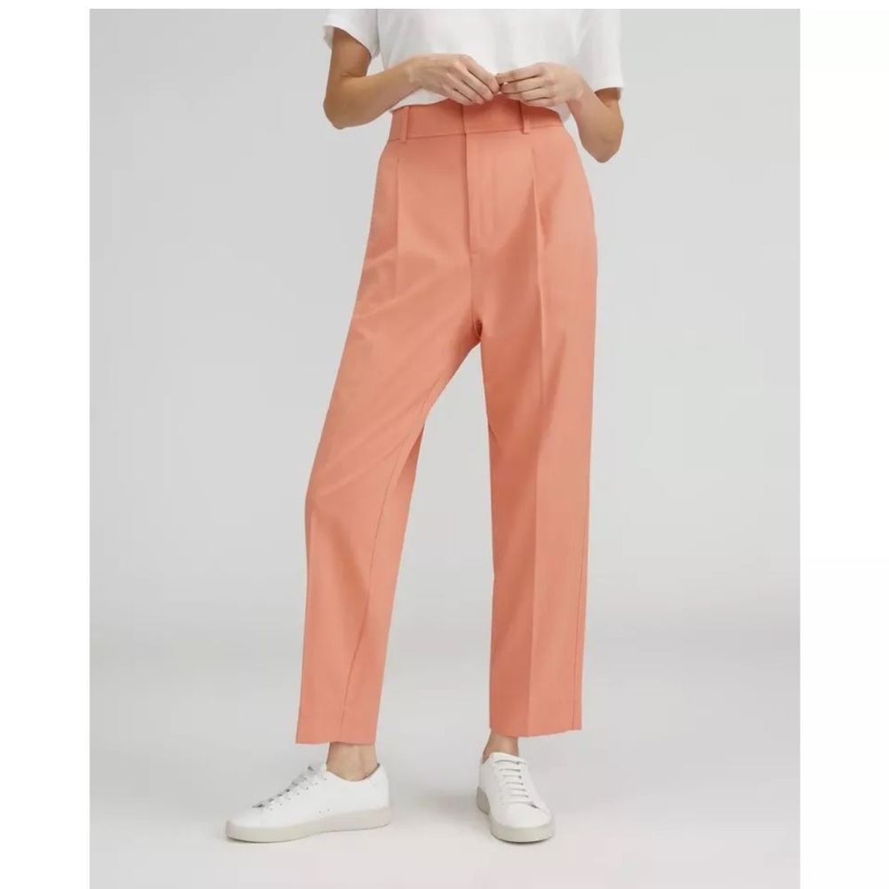 Everlane The Tencel Way-High Taper Pant Women's Size 4 Tawny Pink